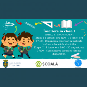 Înscriere în clasa I