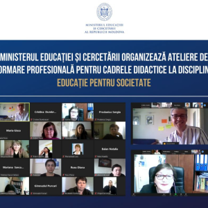 Ministerul Educației și Cercetării organizează ateliere de formare profesională pentru cadrele didactice la disciplina „Educație pentru societate”