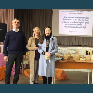 Seminar municipal instructiv-metodic „Formarea competențelor curriculare la disciplina Educație tehnologică prin intermediul inter – și transdisciplinarității”